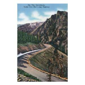 , Scenic Drive along the Beartooth Mountains on the Beartooth Highway 
