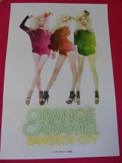 ORANGE CARAMEL Bangkok City CD +Unfold POSTER $2.99Ship  