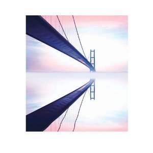  Humber Bridge at Dawn by Anthony Edwards. Size 14.75 X 13 