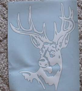Buck Deer Head hunting vinyl window sticker/decal/graphics  