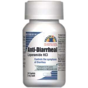  Health Star Anti Diarrheal Loperamide HCI 24 Caplets 2 mg 
