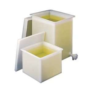  Bel Art 5 Gall Polyethylene Rect Tank W/lid & Faucet