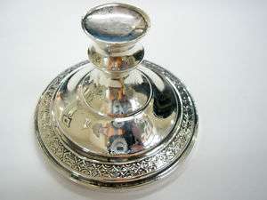 Vintage Sterling Silver Candle Holder, beautiful antique piece   FREE 