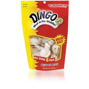  Group Dingo 6Pk Sm Raw Bone 95005 Cat & Dog Chew & Treat