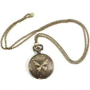   Pattern Case Antique Style Delicate Pocket Watch with Chain, Gift idea
