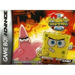 The Spongebob Squarepants Movie Instruction Booklet (Game Boy Advance 