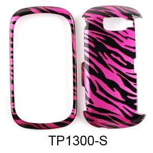 Verizon Lg Octane Vn530 Accessory   Pink Black Zebra Protective Hard 