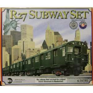  Lionel 31751 MTA R 27 Subway V2 Toys & Games