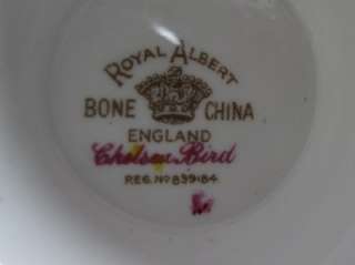 Royal Albert CHELSEA BIRD MAROON Coffee Pot  