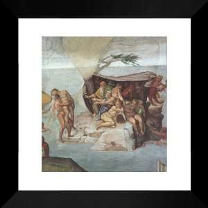 Ceiling of the Sistine Chapel Genesis, Noah 7 9 The Flood, right 