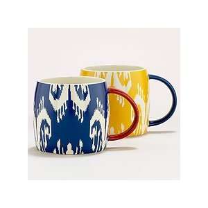  Ikat Mugs, Set of 2