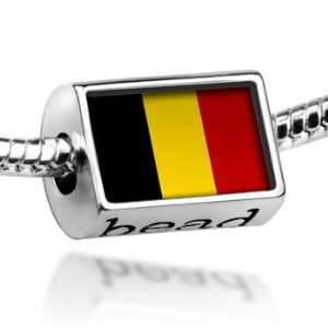  Beads Belgium Flag   Pandora Charm & Bracelet Compatible 