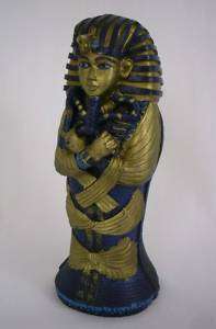 Egyptian King Tut Sarcophagus Figure 6 Statue Replica  