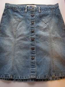 ABERCROMBIE & FITCH Denim Blue Jean Skirt Womens Size 4 EUC  