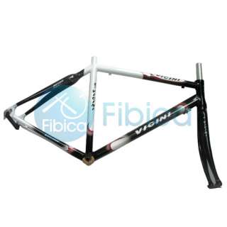 New Vicini Carbon Road White Frame with front fork  