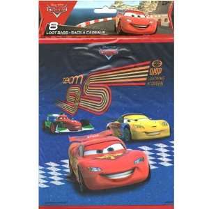  Disney Pixar Cars 2 Loot Bags [8 per pack] Toys & Games