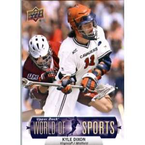 2011 Upper Deck World of Sports Lacrosse Card #188 Kyle Dixon Virginia 