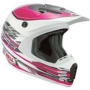 Bell Vector Adult SC R Off Road Motorcycle Helmet   Pink/Silver / 2X 