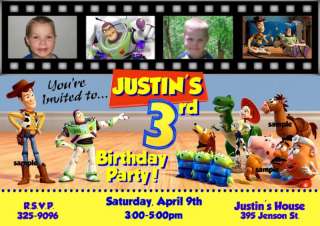 TOY STORY 3,2 Birthday Party Invitations  Personalized  
