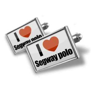  Cufflinks I Love Segway polo   Hand Made Cuff Links A 