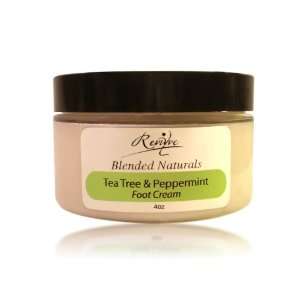  Blended Naturals Tea Tree & Peppermint Foot Cream, 4 oz 