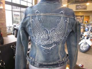 Harley Davidson Denim Jacket  PETITE SIZED  