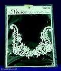 White Organza Beaded Appliques Bridal Trimmings Pretty items in 