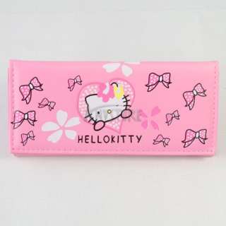 HelloKitty Bowknot Girls Cute Wallet Clutch Card Bag Purse Birthday 