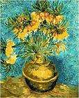 Van Gogh Vase Carnations Counted Cross Stitch Pattern items in 
