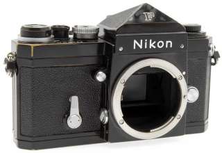 Nikon F Camera Black with Eye Level Prism Finder Version 1  
