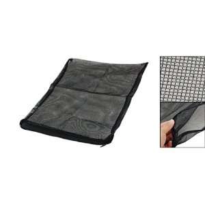   Zipper Closure Aquarium Fish Fry Breeder Net Bag Black