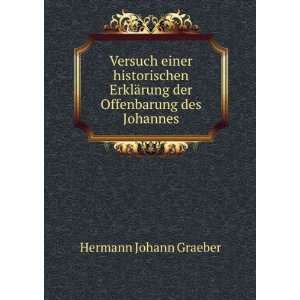   ¤rung der Offenbarung des Johannes Hermann Johann Graeber Books