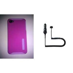  New OEM Apple iPhone 4 Incipio Purple Silicone and Pink 
