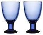 Verna Wine Glasses Blueberry Ultramarine Blue Iittala Kerttu Nurminen 