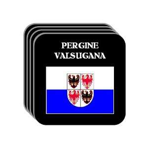   PERGINE VALSUGANA Set of 4 Mini Mousepad Coasters 