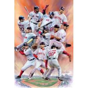  Boston Red Sox by Wishum Gregory. Size 20.00 inches width 