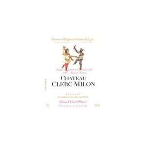  2009 Chateau Clerc Milon Pauillac 750ml Grocery & Gourmet 