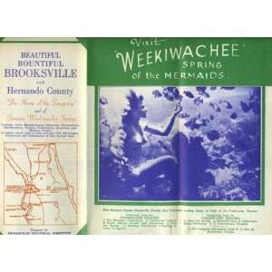  Brooksville & Hernando County Florida Brochure 1948 