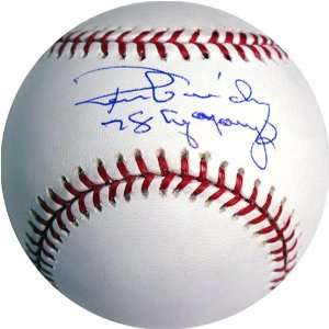  Ron Guidry Signed Baseball   78 CY Young Sports 
