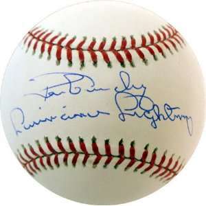 Ron Guidry Autographed Baseball with Louisiana Lightning Inscription 
