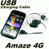 USB Charging Retractable Cable for HTC Amaze 4G