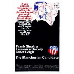  The Manchurian Candidate (1962) 27 x 40 Movie Poster Style 