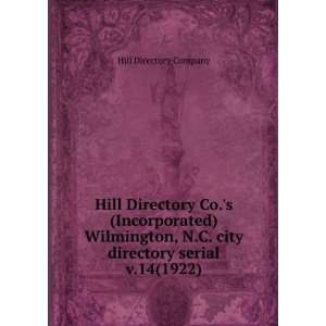  Hill Directory Co.s (Incorporated) Wilmington, N.C. city 