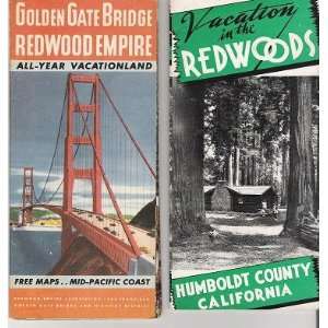 Golden Gate Bridge  Redwood Empire All Year Vacationland / Vacation in 