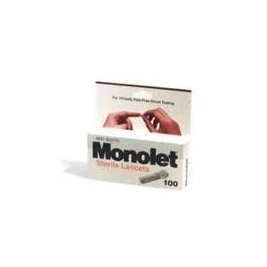   Monolet Blood Glucose Lancets, 100 lancets
