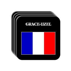  France   GRACE UZEL Set of 4 Mini Mousepad Coasters 