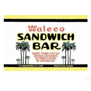  Waleco Sandwich Bar Giclee Poster Print, 18x24