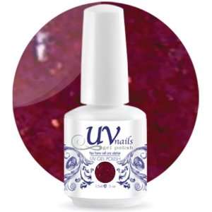  UV Nails Soak Off Gel Polish 0.5 OZ Glitter Color LA LA 