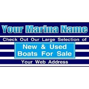  3x6 Vinyl Banner   Used Boats in Boxes 