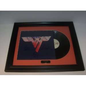  Van Halen Autographed Lp Pro Framed